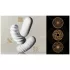 TENGA 3Dx Spiral - masturbator cu model spiral (alb)