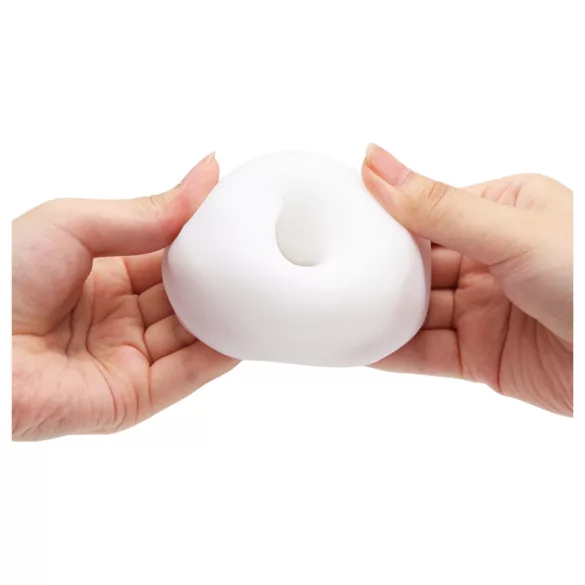 TENGA 3Dx Spiral - masturbator cu model spiral (alb)