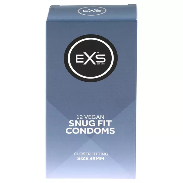 EXS Snug Fit - prezervativ 49 mm (12 bucăți)