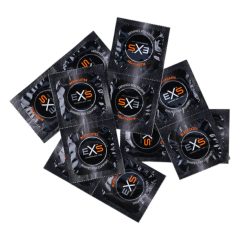 EXS Negru - prezervativ din latex - negru (100 bucăți)