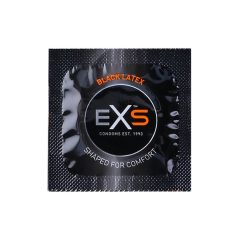 EXS Negru - prezervativ din latex - negru (100 bucăți)