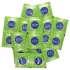EXS Glow - prezervative din latex care strălucesc în întuneric (100 bucăți)