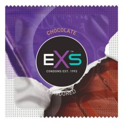   EXS Hot Chocolate - prezervativ cu aromă de ciocolată - negru (100 buc)
