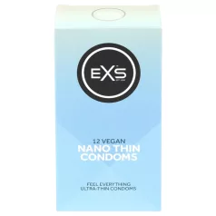   EXS - prezervative ultra subțiri Nano Thin - latex - 12 bucăți