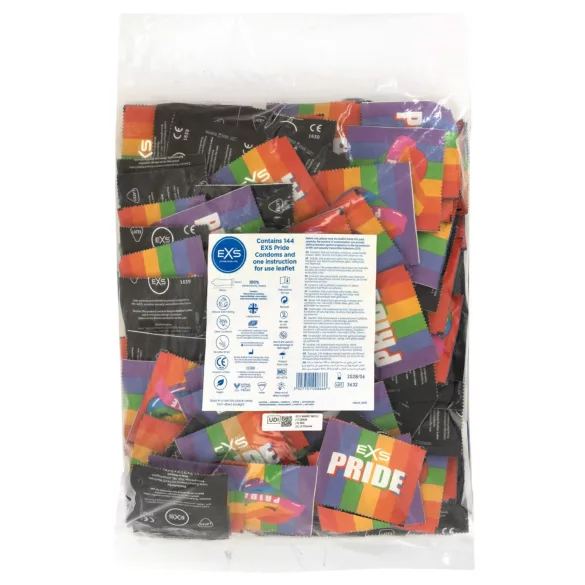 EXS Pride - prezervative latex - set 144 bucăți