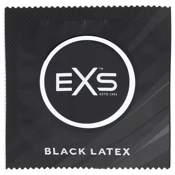 EXS Black - prezervative negre (48 bucăți)