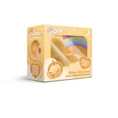   Unihorn Bean Blossom - vibrador cu unicorn pentru clitoris, cu acumulator (galben)