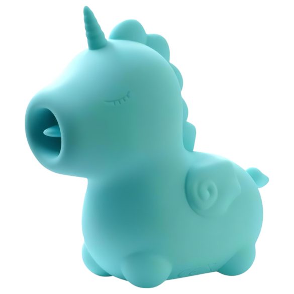 Unihorn Mount'n Peak - stimulator unicorn pentru clitoris (albastru)