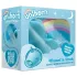 Unihorn Mount'n Peak - vibrator clitoridian unicorn reîncărcabil - albastru