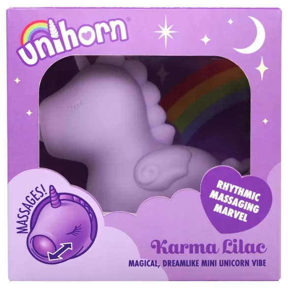 Unihorn Karma - vibrator pentru clitoris cu acumulator - mov
