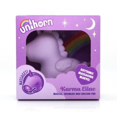   Unihorn Karma - vibrator clitoridian în forma de unicorn, acumulator încorporat (mov)