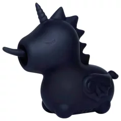   Unihorn Wild Spirit - vibrator clitoridian unicorn reîncărcabil - negru