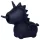 Unihorn Wild Spirit - vibrator clitoridian unicorn reîncărcabil - negru