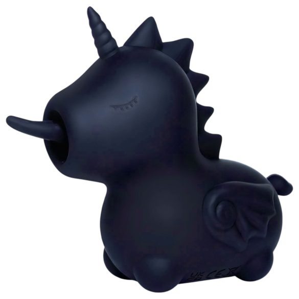 Unihorn Wild Spirit - vibrator unicorn negru pentru clitoris