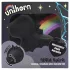 Unihorn Wild Spirit - vibrator clitoridian unicorn reîncărcabil - negru