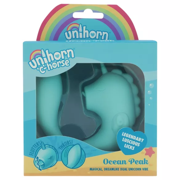 Unihorn C-Horse - vibrator pentru punctul G și clitoris (turcoaz)