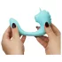Unihorn C-Horse - vibrator pentru punctul G și clitoris (turcoaz)