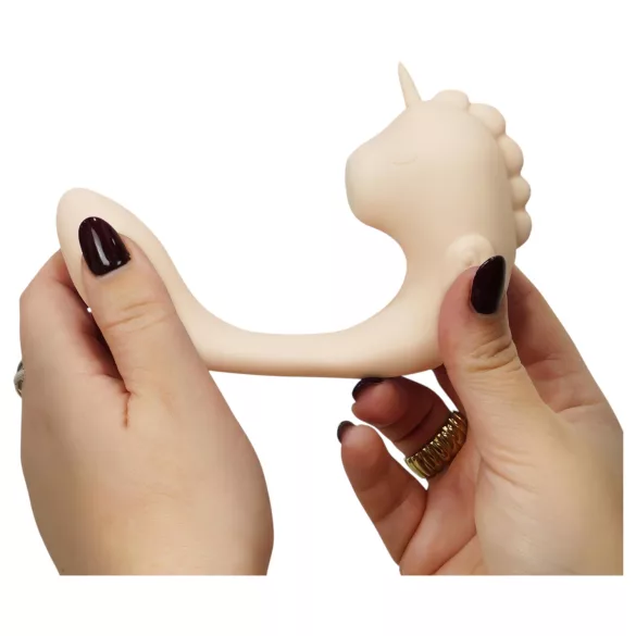 Unihorn C-Horse - vibrator pentru punctul G și clitoris (coral)
