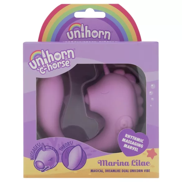 Unihorn C-Horse - vibrator pentru punctul G și pentru stimularea clitoriană (mov)