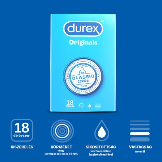 Durex Classic - prezervative (18 buc)