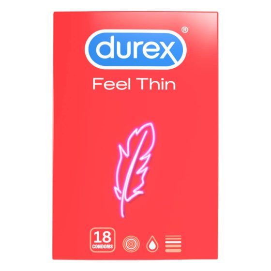 Durex Feel Thin - prezervative cu senzații realiste (18 buc)