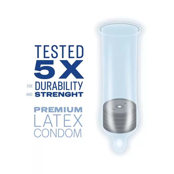 Durex Invisible Slim - prezervative ultra subțiri - 10 bucăți