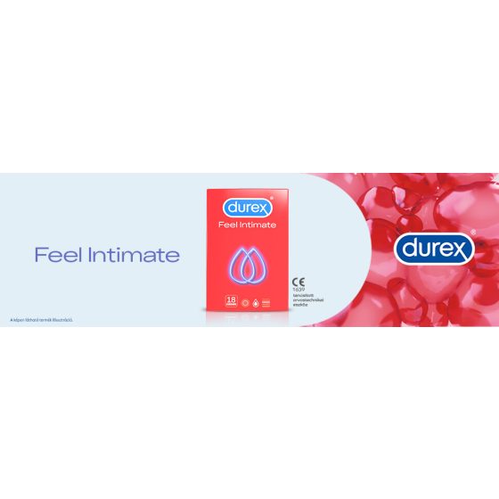 Durex Feel Intimate - prezervativ cu pereți subțiri (18 bucăți)