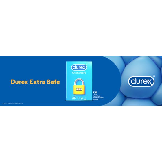 Durex Extra Safe - prezervative sigure (18 bucăți)