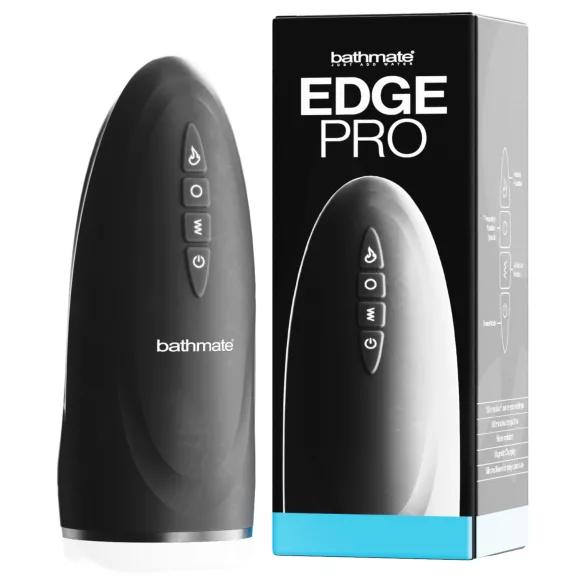 Bathmate Edge Pro - inel pentru penis pentru hidropompă (negru)