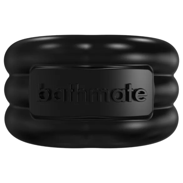Bathmate Vibe Ring Stretch - inel penian vibrator reîncărcabil (negru)