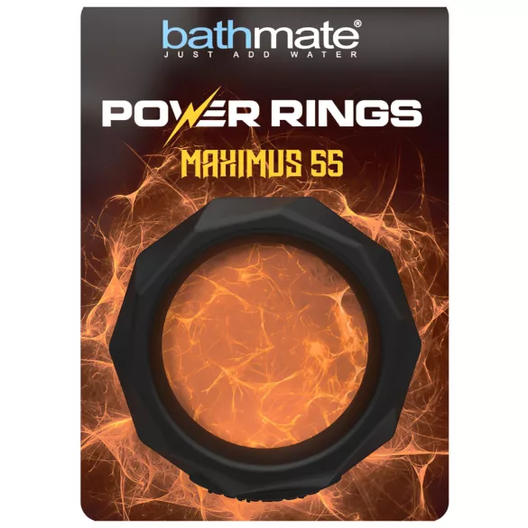 Bathmate Maximus 55 - inel penian din silicon (negru)