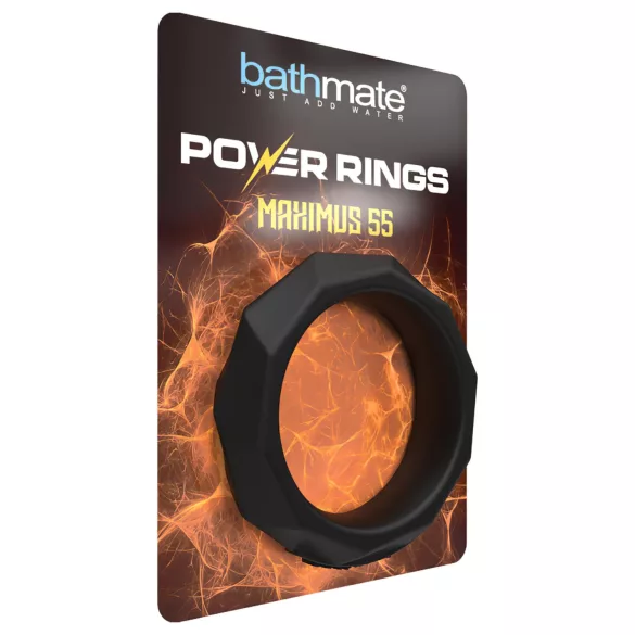 Bathmate Maximus 55 - inel penian din silicon (negru)