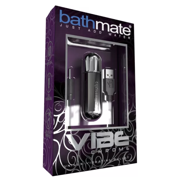 Bathmate Vibe - ou vibrator reîncărcabil (argintiu)