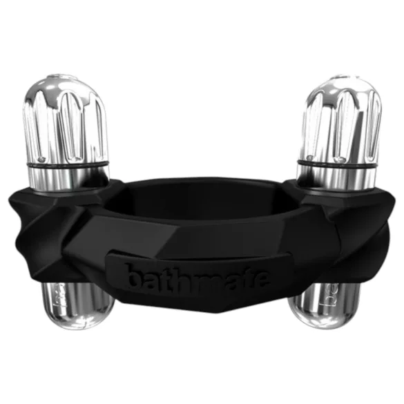 Bathmate - inel vibrator hidroterapie - vibrații intense - silicon negru