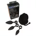 Bathmate Anal Training Plugs - set de dopuri anale (negru)