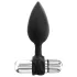 Bathmate Anal Training Plugs Vibe - set de dopuri anale vibratoare pentru antrenament (negru)