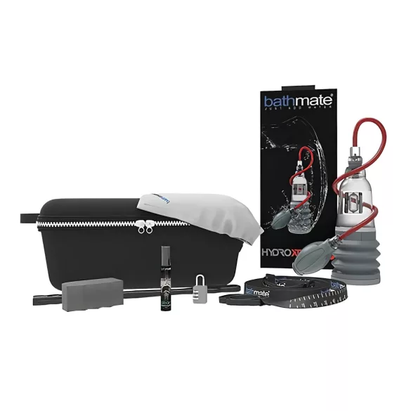 BathMate - pompă pentru penis Xtreme Hydromax 3 - set transparent
