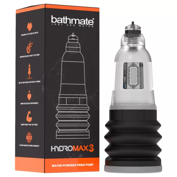 Bathmate Hydromax3 - hidropompă (transparentă)