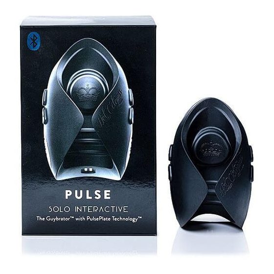 Pulse Solo Interactive - masturbator inteligent, pe baterii (negru)