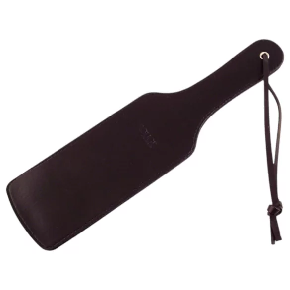 Rouge - paletă spanking inimă - piele naturală - negru