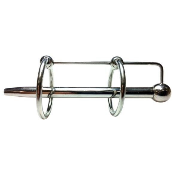 Rouge - dilatator dublu cu inele - oțel inoxidabil - argintiu