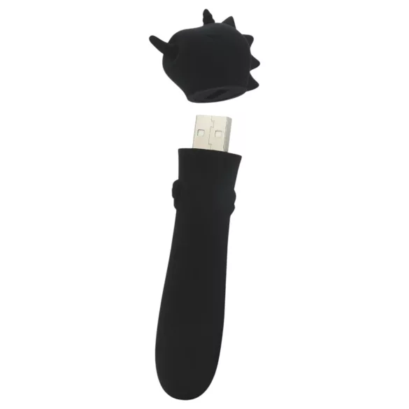 Unihorn Wild Spirit - mini vibrator cu acumulator (negru)