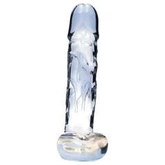   Clarity Seraphic Opus - dildo din sticlă pentru punctul G (transparent)