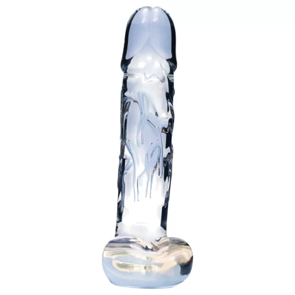 Clarity Seraphic Opus - dildo din sticlă pentru punctul G (transparent)