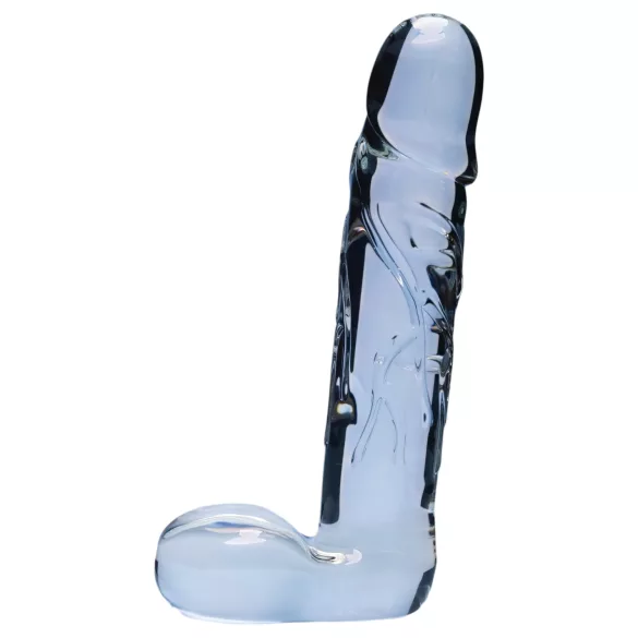 Clarity Seraphic Opus - dildo din sticlă pentru punctul G (transparent)