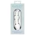 Clarity Utopian Mystique - dildo anal din sticlă striată (transparent)