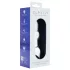 Clarity Utopian Mystique - dildo anal din sticlă striată (transparent)