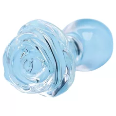 Clarity Utopian Bloom - dop anal din sticlă (transparent)
