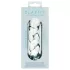 Clarity - dildo din sticlă cu model împletit - transparent