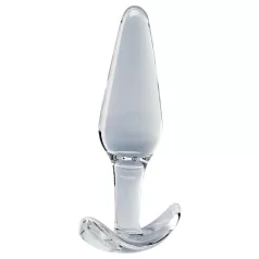 Clarity Utopian Floret - dop anal din sticlă (transparent)